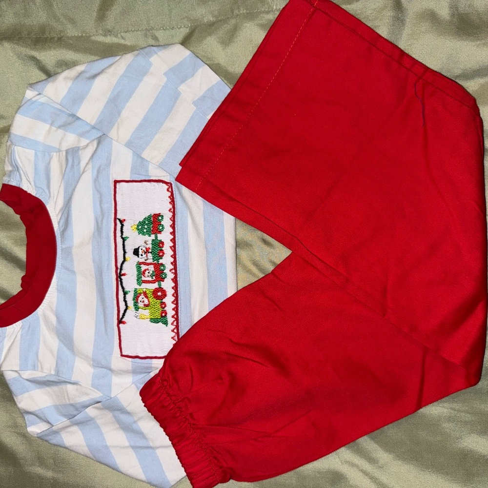 2 a T Boutique Red and Blue Kids Matching Set